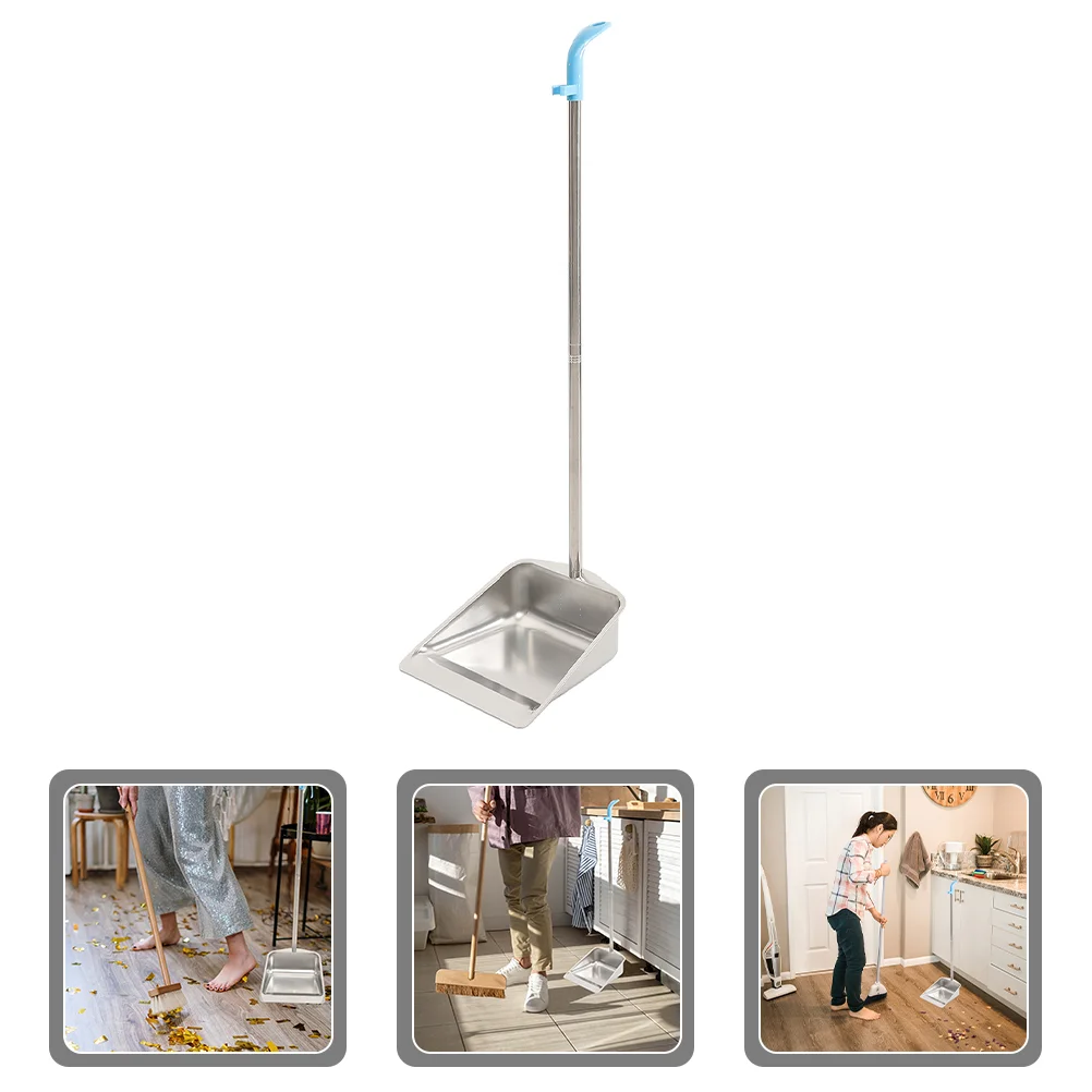 Upright Dustpan Stand Up Design Dustpan Long Handle Garbage Dustpan for Kitchen