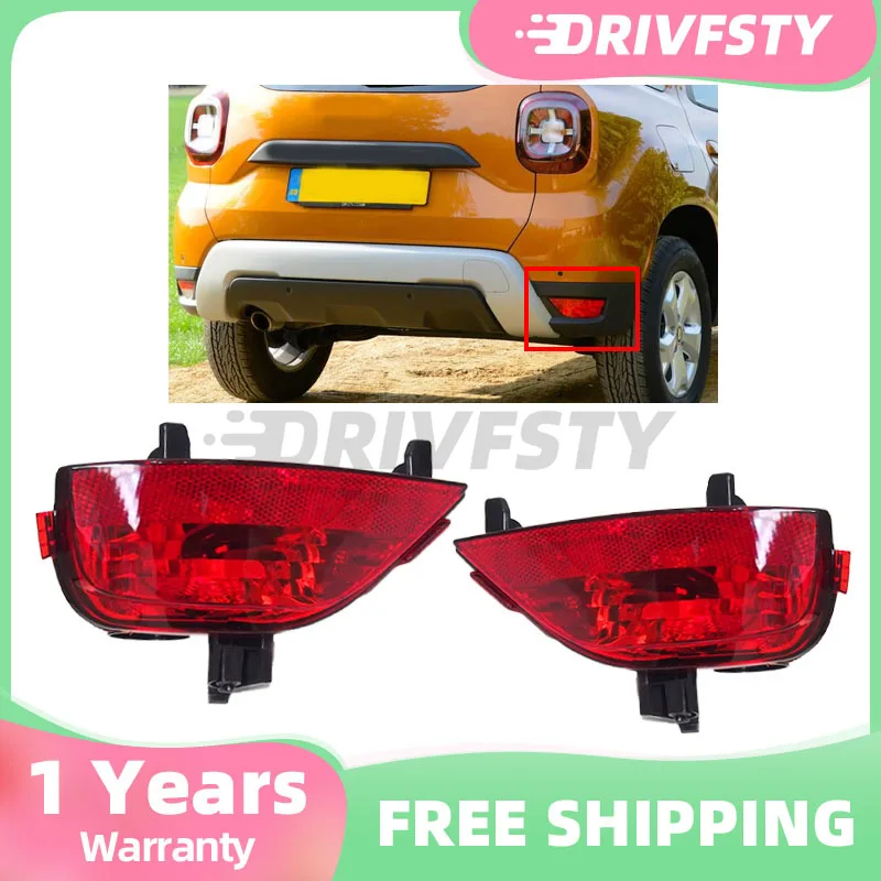 

Rear Fog Light Reflector 265650001R-265600001R Left or Right for Dacia Duster 2018 Onwards Rear Lamp Replacement Auto Parts
