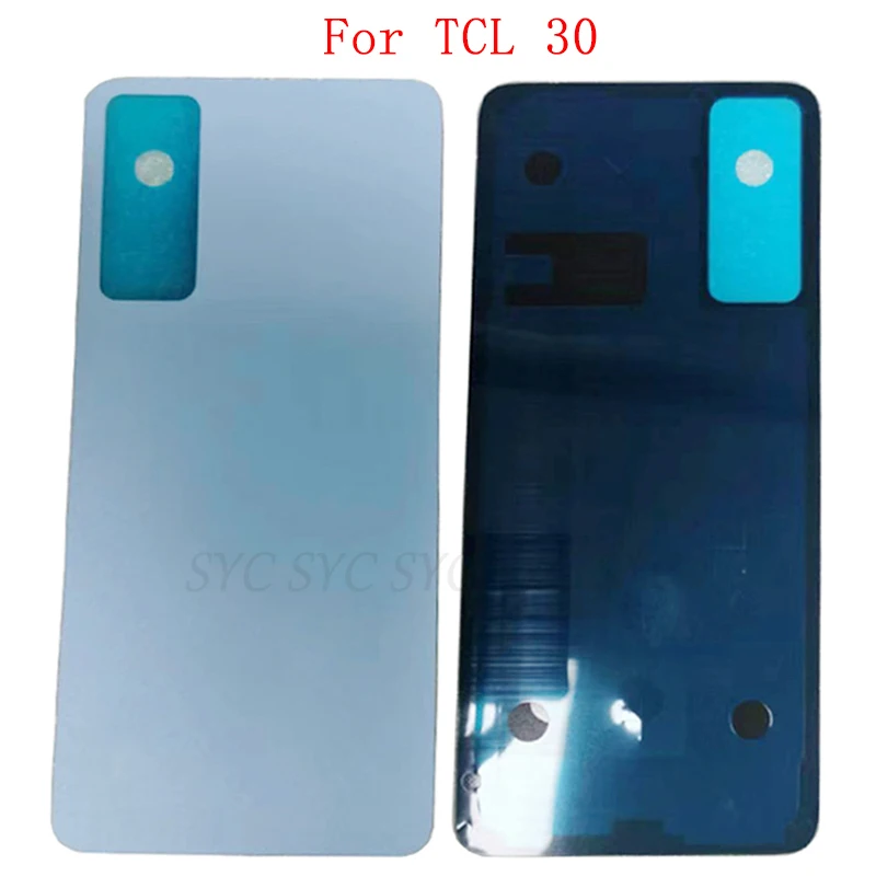 

Battery Cover Rear Door Case Housing For TCL 30 5G 30+ Back Cover with Adhesive Sticker Logo Repair Parts