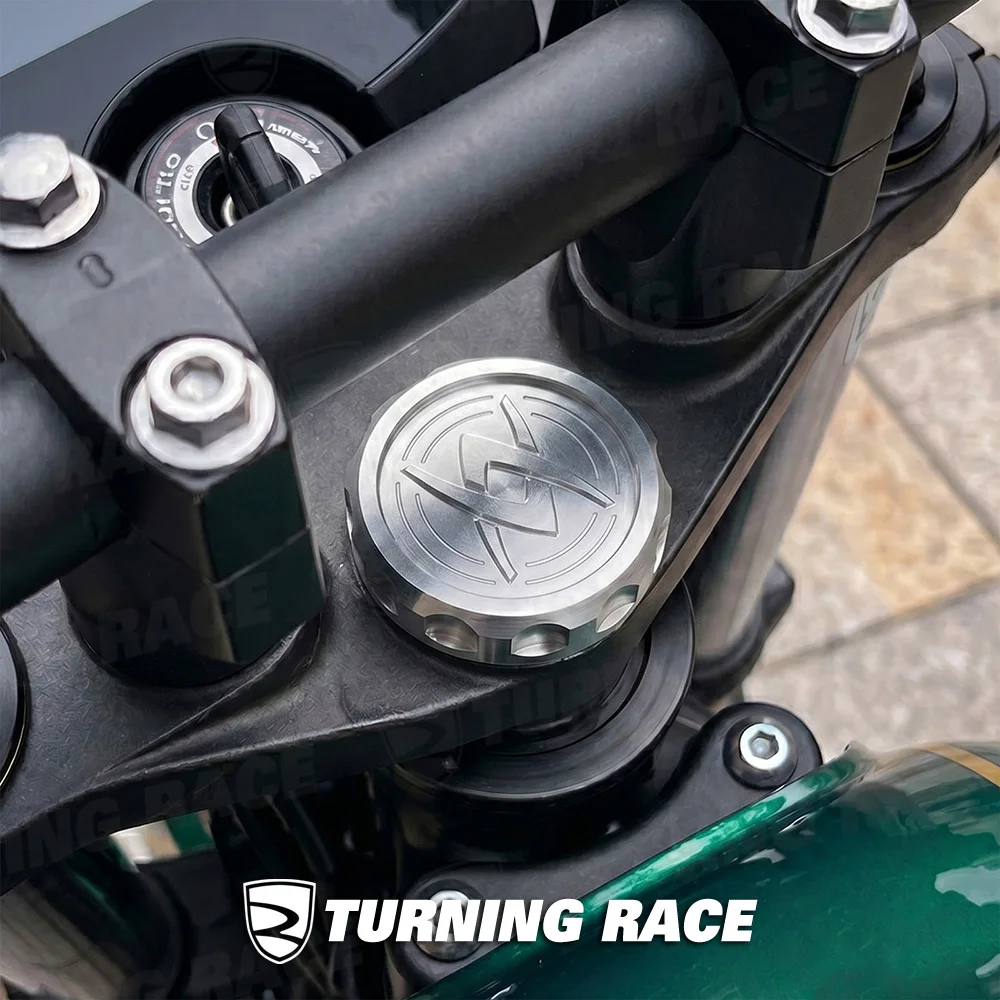 

For Kawasaki Z650RS 2022+ CNC Aluminum Triple Tree Stem Top Cap Cover Z650RS Handlebar Decorative Accessories