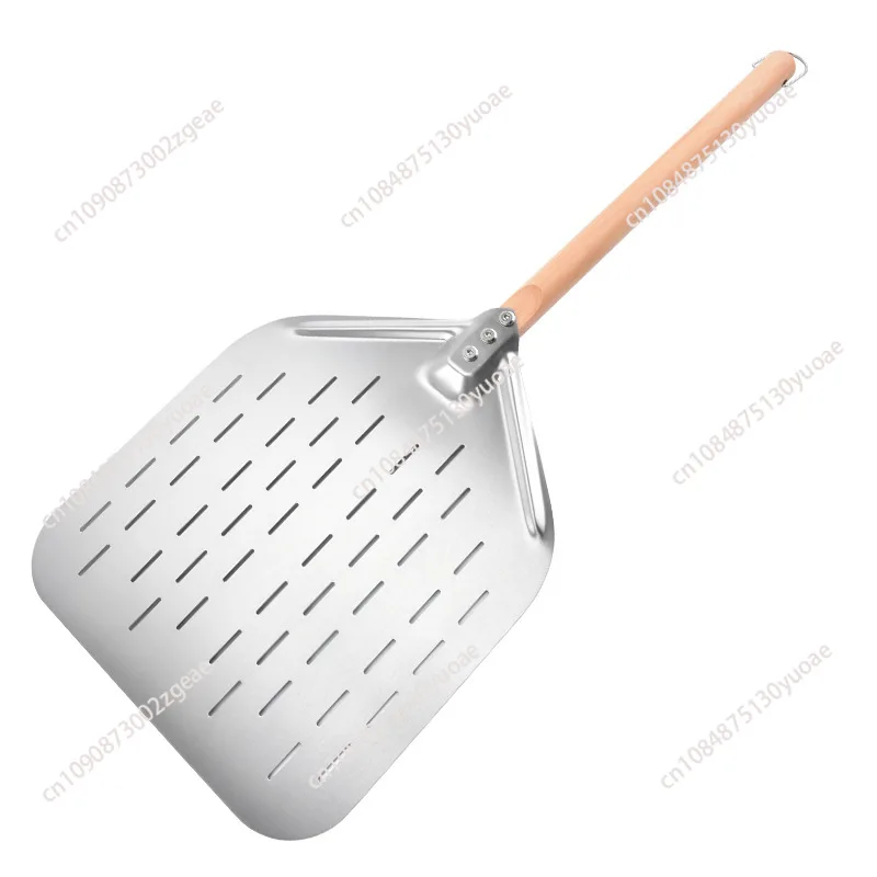 

1PC Hollow Pizza Cake Shovel Stainless Steel Wooden Handle Oven Shovel Pizza Flip Kitchen Baking Tools Bakeware