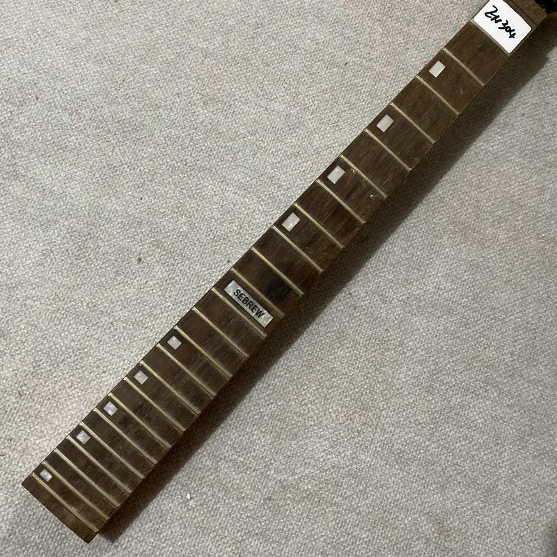 EN304 24 Frets Floyd Rose Electric Guitar Neck Unfinished Maple+Rosewood Sebrew Brand for DIY Replace