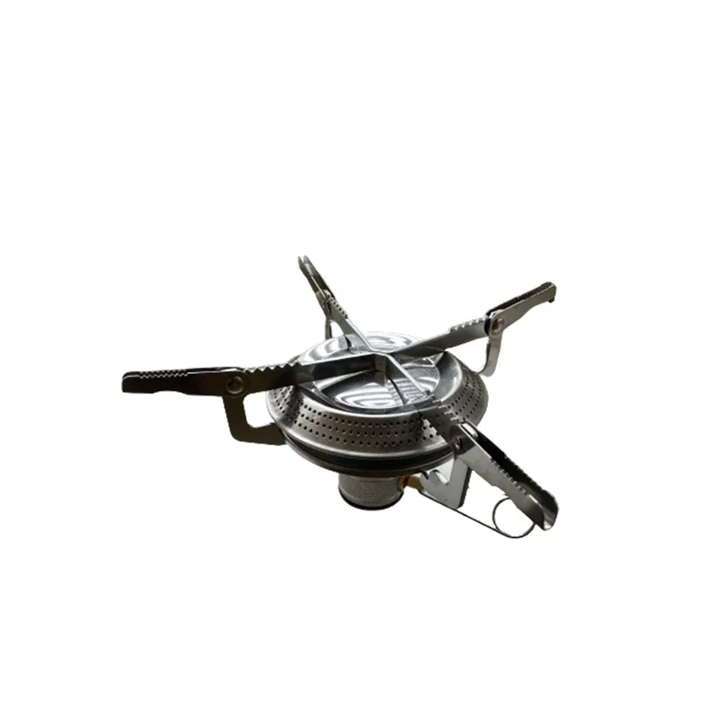 

Портативная газовая плита для кемпинга на открытом воздухе, складная кулинария, рюкзак для пикника и пешего туризма, электронная плита для барбекю для путешествий, ветрозащитная плита