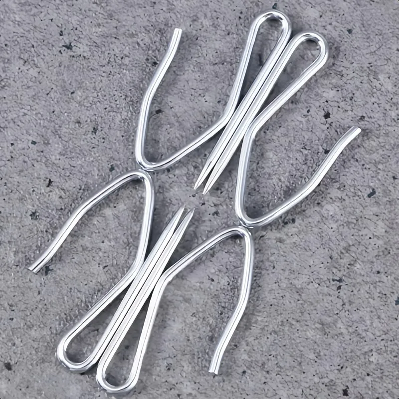 61 pcs 2.4cm S-Pin Drapery Hooks with Rust Resistant Durable, ideal for Door Curtain Hanging and Curtain Pleat Fixing