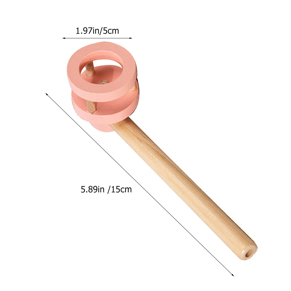 Blow Ball Toy Rod Float Balancing Blowing Games Toys Wood Floating Pipe Parent-child Wooden Balls