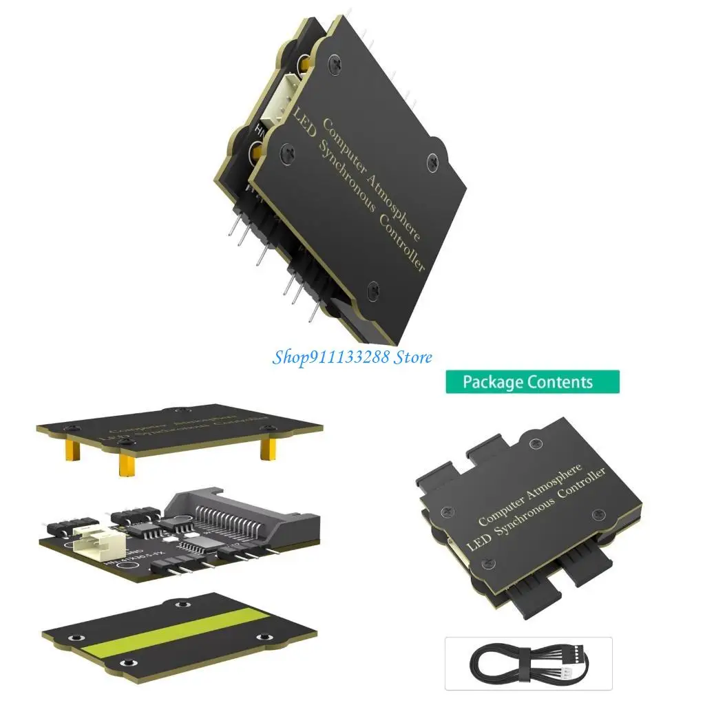

G88D Gaming Light Controller, контроллер светодиода вентилятора с кабельным проводом USB2.0 9PIN