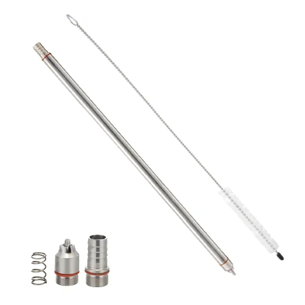 

Streamline Your Bottling Process with Spring Loaded Beer Bottle Filler and Nylon Cleaning Brush for Home Brewing