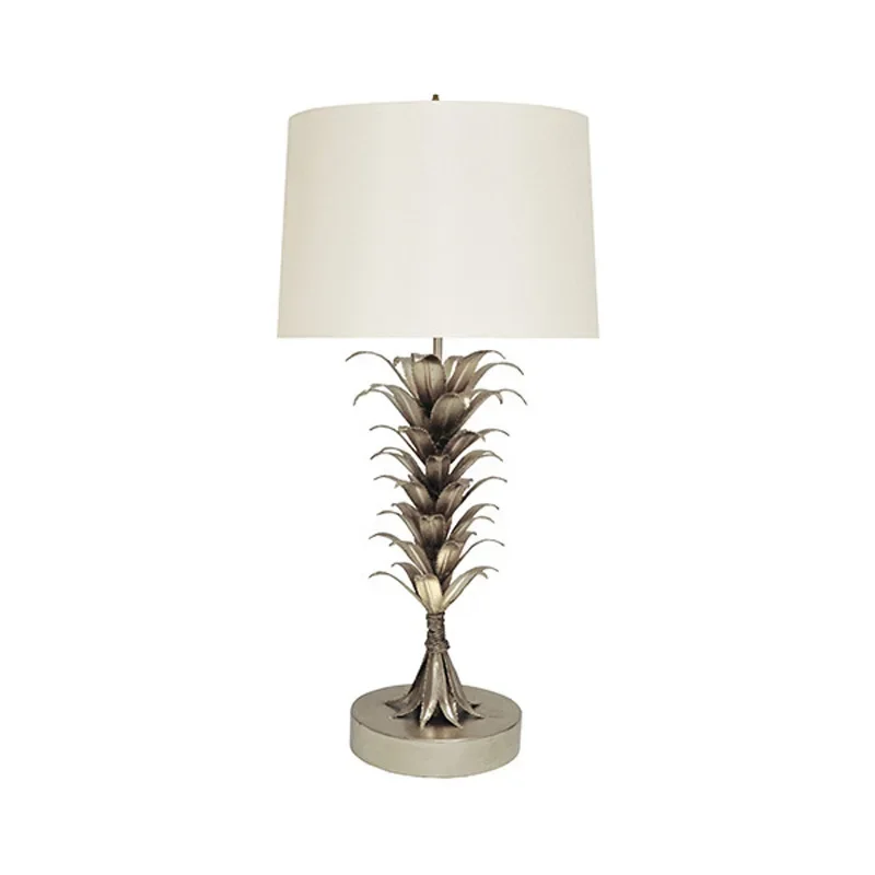

American Fashion Retro Leaf Gold/Silver Foil Desk Lamp