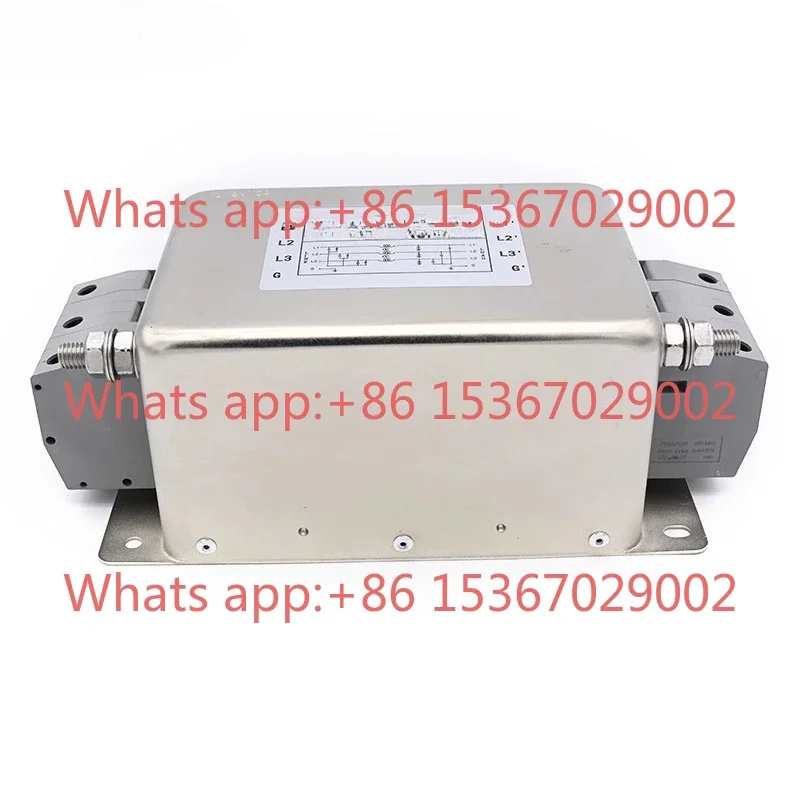 Three-phase three-wire 500A AC unipolar bipolar high-performance EMI power filter 440V purification