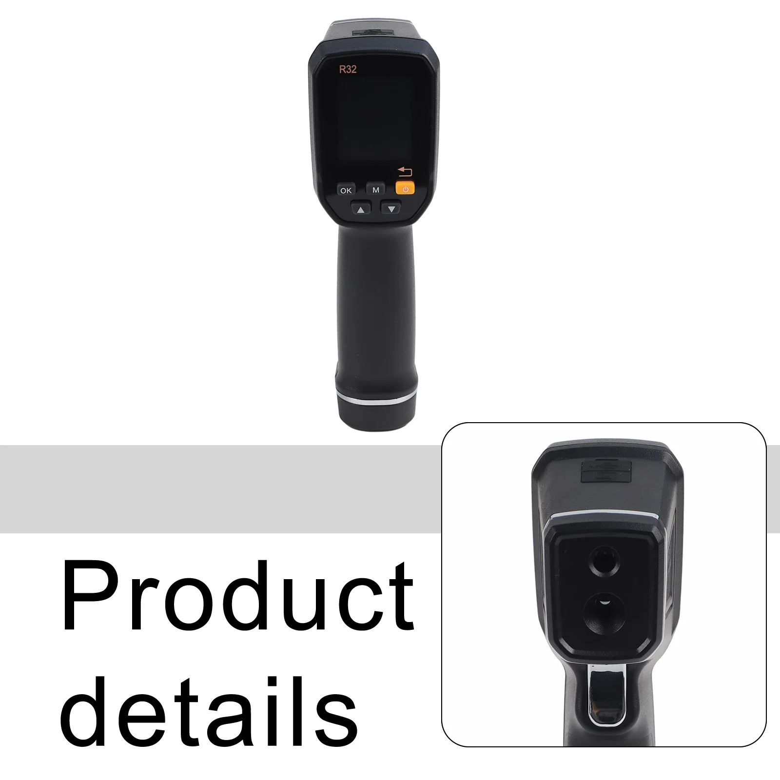 For Law Enforcement Infrared Thermal Imager Handheld Thermal Imager Fault Repair Thermal Imaging Gadgets 185x83x51 Mm