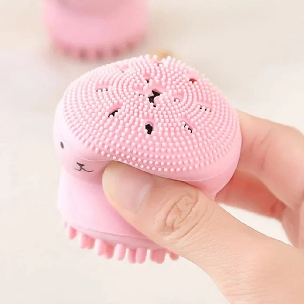 Silicone Face Cleansing Brush Facial Deep Pore Skin Care Scrub Cleanser Tool New Mini Beauty Soft Deep Cleaning Exfoliator Tool