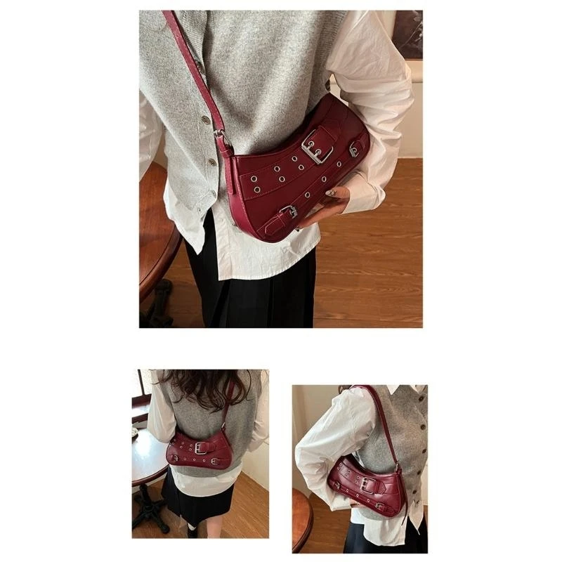 حقيبة E8FB Women Women Bag Bretro Brend Basslic Pass Pres