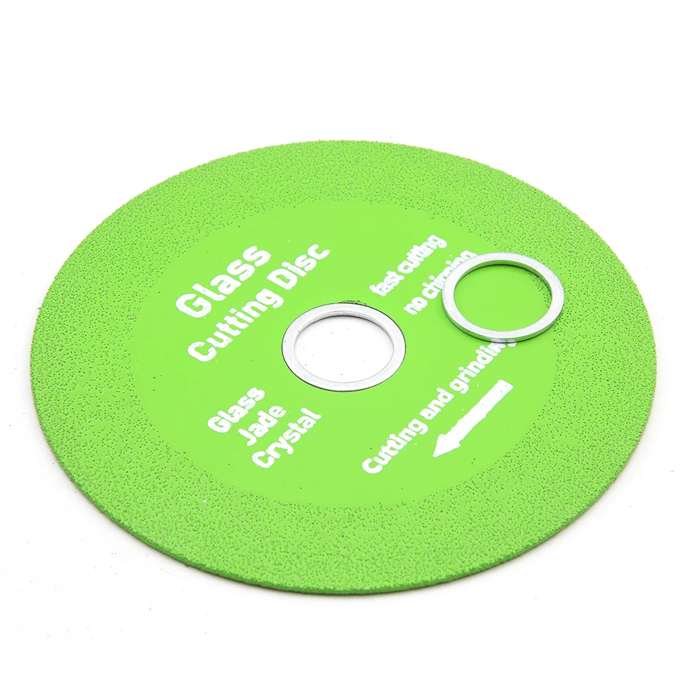 NINDEJIN 1pc Glass Cutting Disc 100mm 115mm 125mm Diamond Glass Cutting Blade Ceramic Tile Marble Polishing Grinding Saw Blade