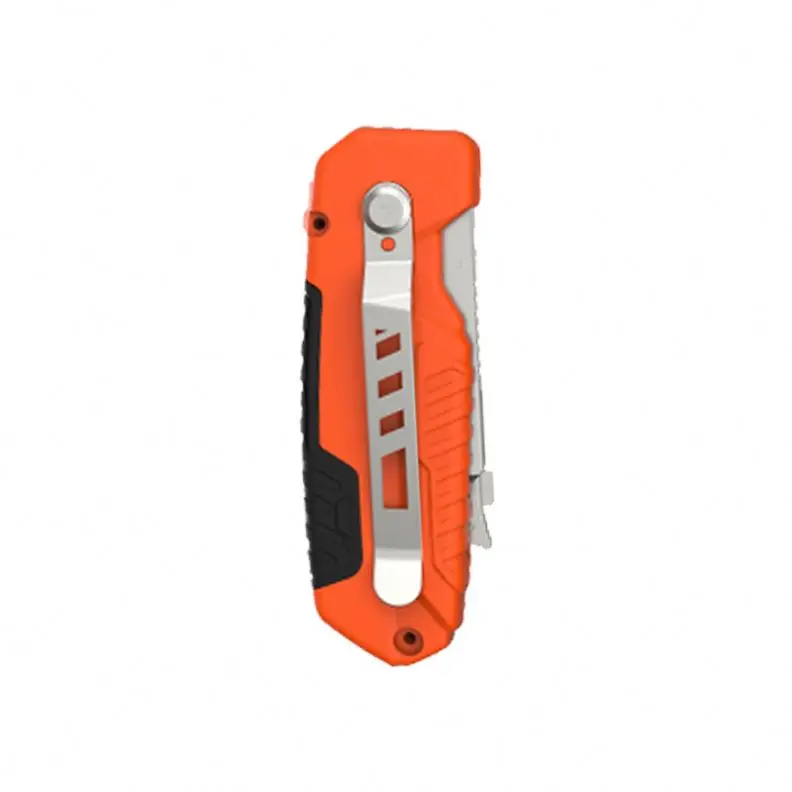Custom hot 18mm utility knife plastic retractable OEM logo box cutter box cardboard cutting