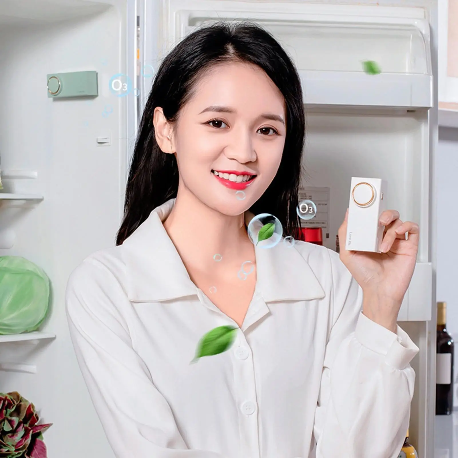 Refrigerator Deodorizer Home Odor Eliminator Freezer Deodorizer Magnetic Smell Remover Air Purifier For Room Apartment Travel