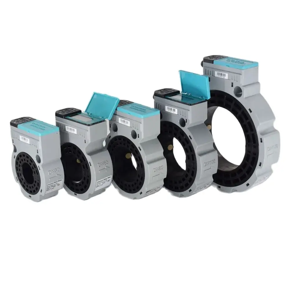 Ultrasonic Water Meter Battery Supply Flange connection DN50mm DN65 DN80 DN100 DN125 DN150 IP68 digital water flow meter