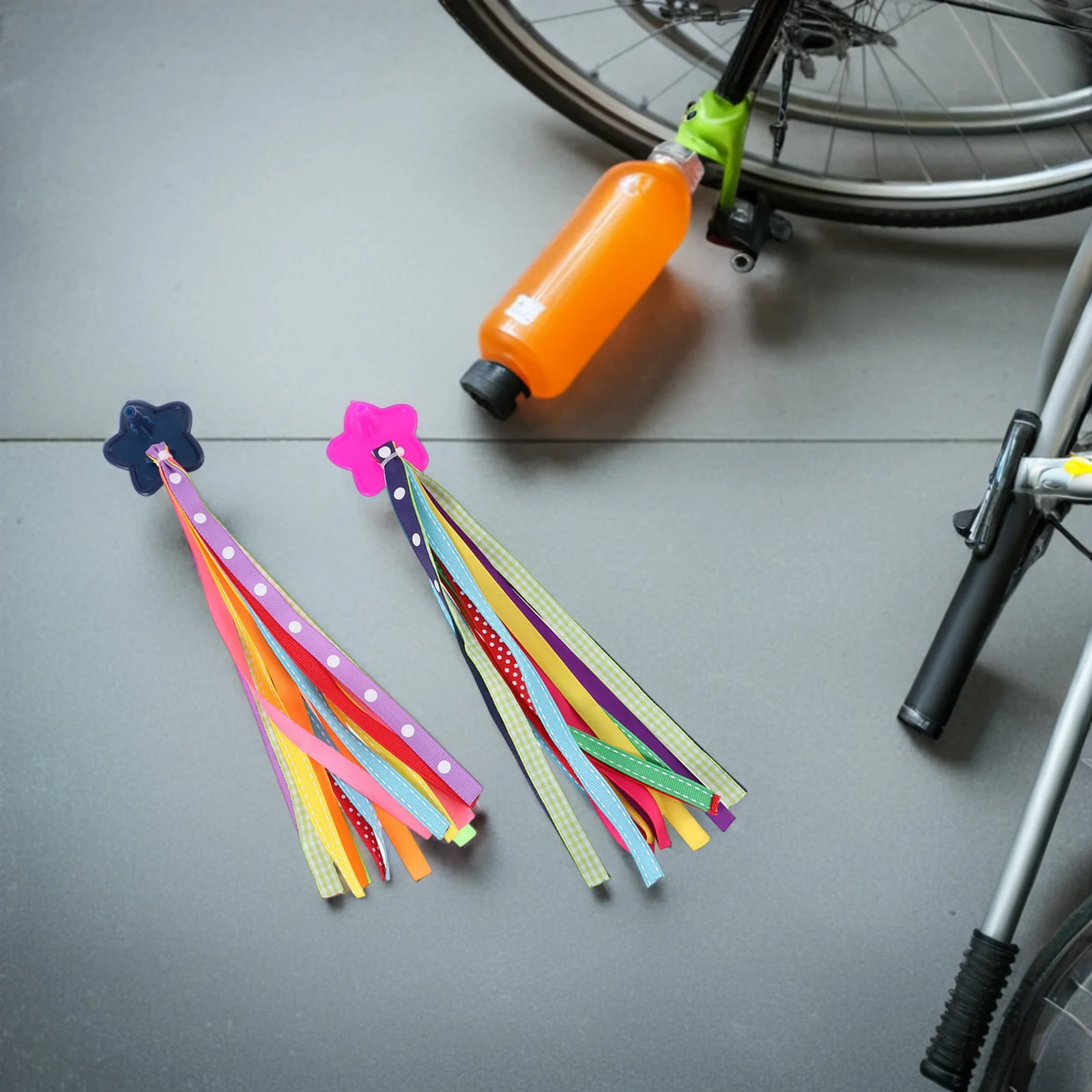 

1Pair Bike Streamers Colorful Decorative Handlebar Tassels Scooter Accessories Fun Riding Gift Bike Streamers