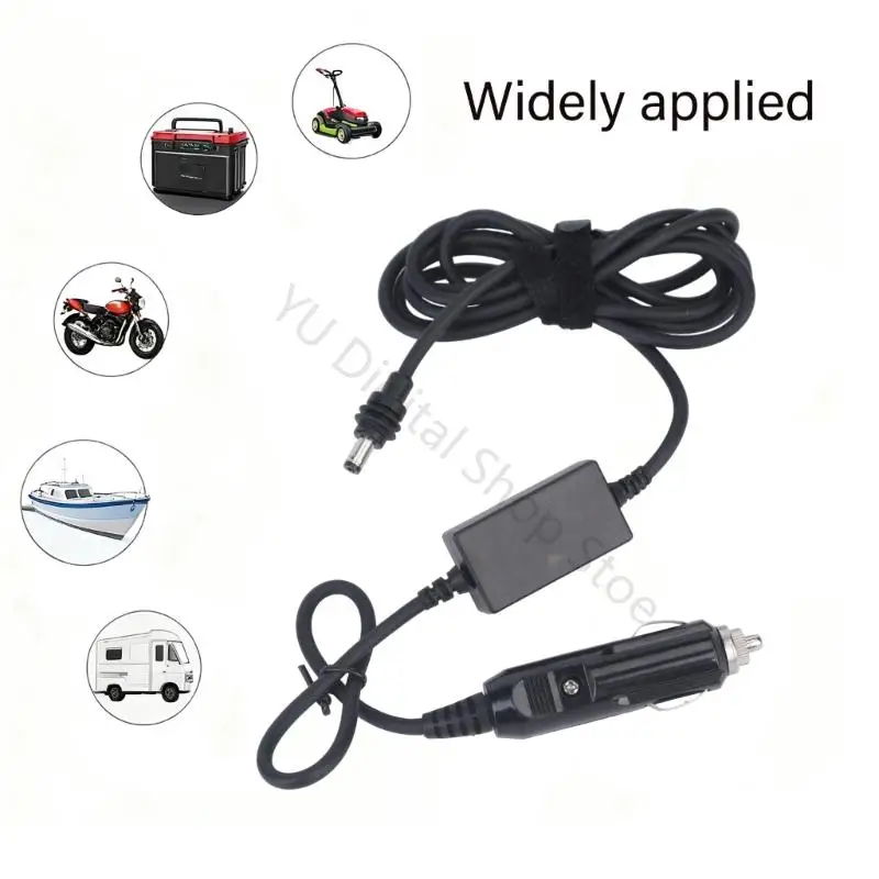 96BA Mobile Power Cable Line with 12V Vehicle End and 30V Output Tip, 100cm