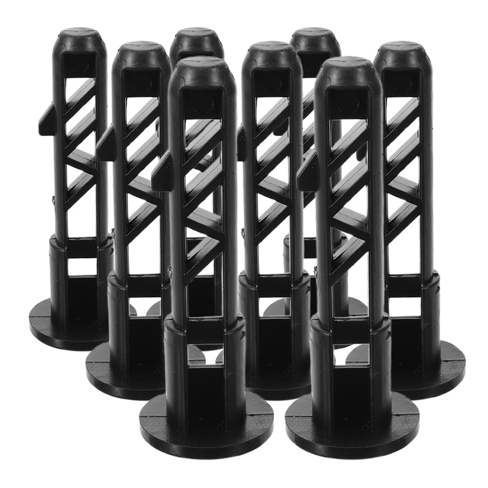 

8pcs Trash Can Hinge Pins 120L Plastic Bin Lid Connecting Repair Parts Sturdy Garbage Can Latch Outdoor Wheelie Bin