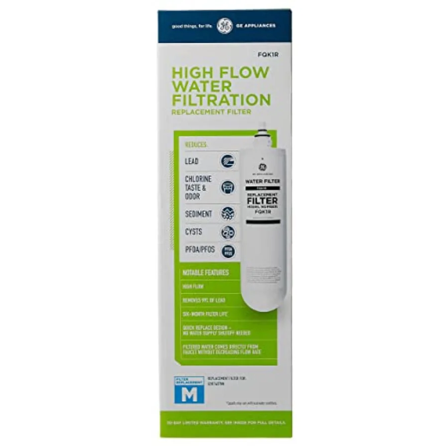 

Single Sta Under Sink Replacement Filter Fits and GXULQK systems Reduces Lead Chlorine and Other Impurities for Better Water Ea
