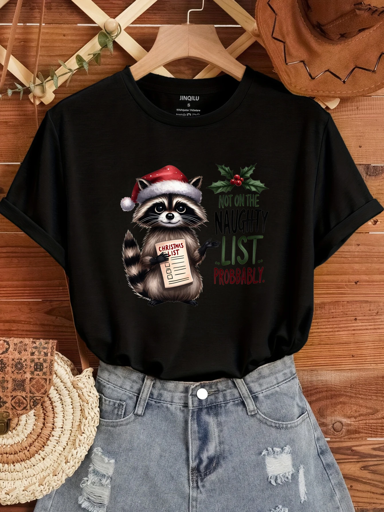 

202, топы с принтом черного енота и граффити, весна-лето, женская футболка, повседневная футболка с круглым вырезом для юниоров, корейская роскошная одежда, футболки y2k