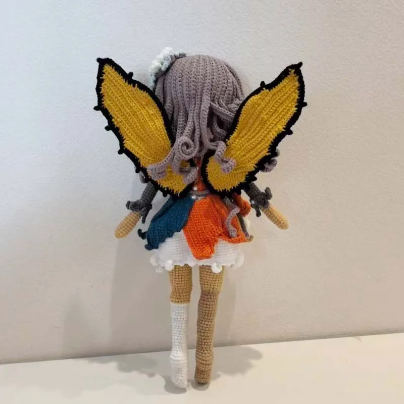 اليدوية الحياكة دمية الكروشيه ورقة العفريت دمية الكروشيه الدمى للمنزل اكسسوارات الحرفية لعبة الحلي #2