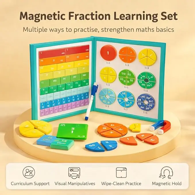 quadro-magnetico-de-aprendizagem-de-fracoes-ferramenta-de-ensino-de-matematica-para-demonstracao-de-adicao-e-subtracao-no-ensino-fundamental-3ª-serie