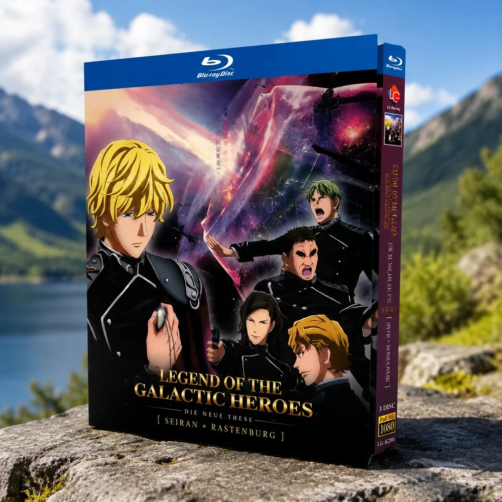 BD Blu-ray Disc High-Definition Anime Legend of the Galactic Heroes Encounter Star Chaos Intense Battle 3-Disc Box Set