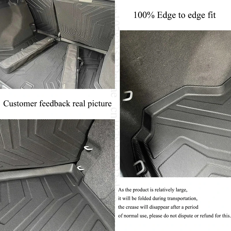 New Style TPE Car Trunk Mat For Volkswagen ID.4 Crozz VW ID4 Accessories Waterproof Dirt Resistant Cargo Liner Pet Mat