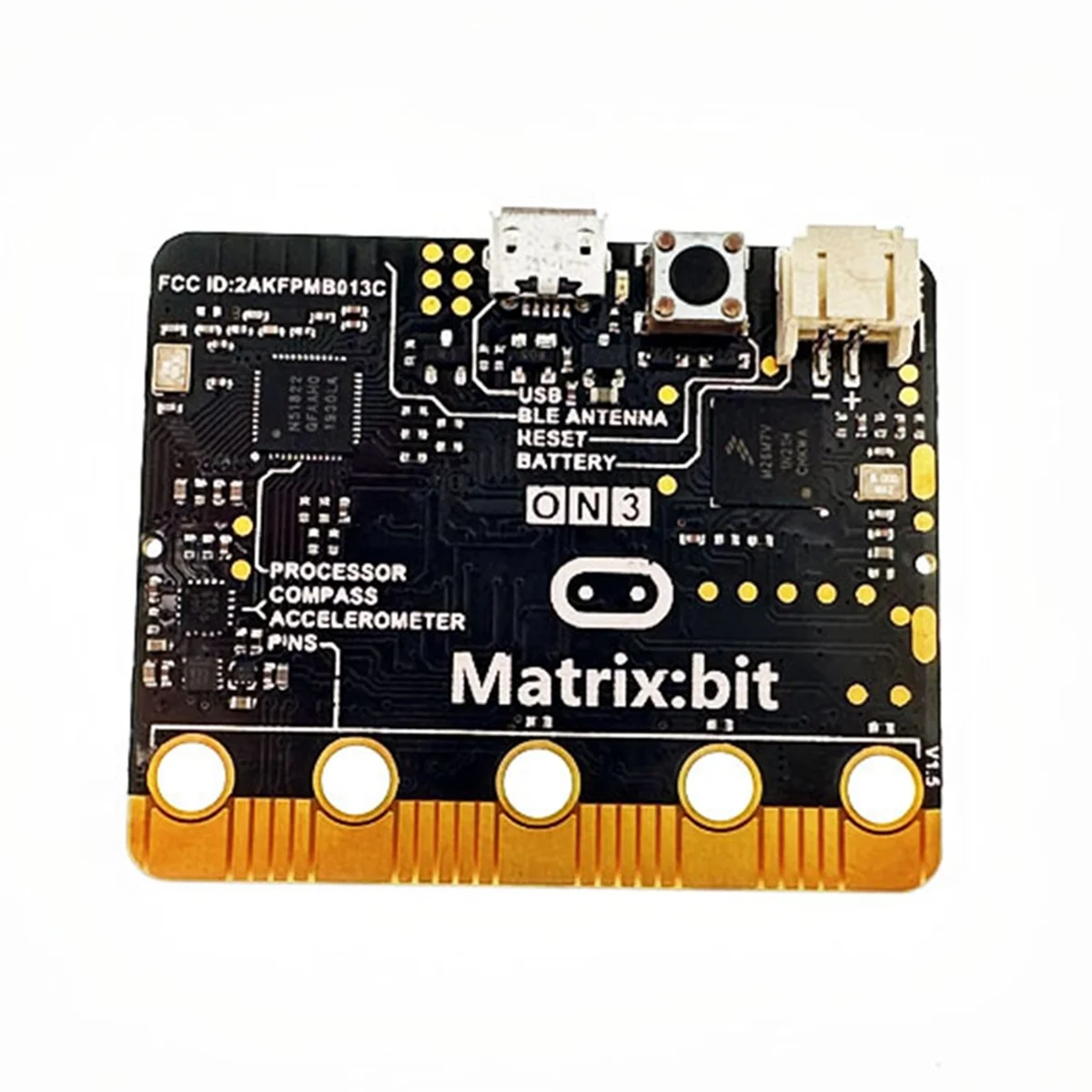 Gran oferta para placa de desarrollo Micro-Bit GO NRF51822 Matrix: placa de expansión Bit GO placa base BIT V1.5 con Cable