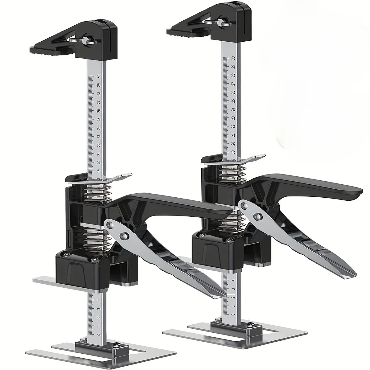 2-pcs-labor-saving-arm-tool-155-inch-portable-height-adjustable-lift-jackprecision-clamping-hand-device-for-drywalltile-locat