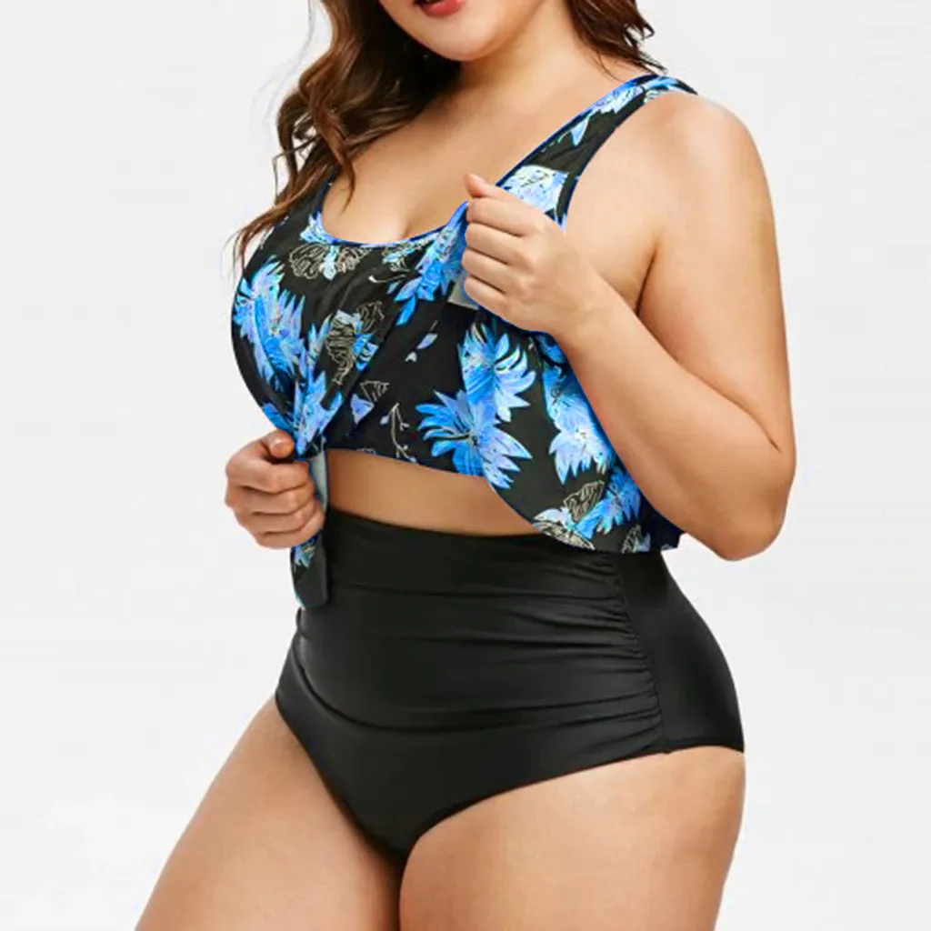 Summer Women Plus Size Sexy Print Brazilian Swimwear Beachwear Swimsuit Bathing Suits swimsuit women 2023 New