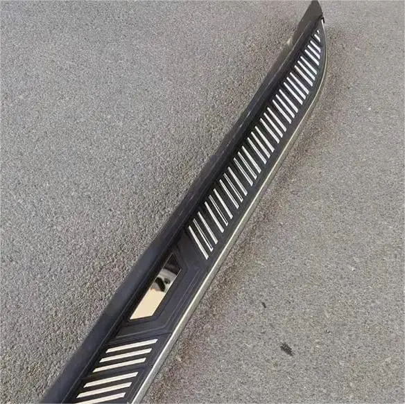 2PCS Aluminum Running Board Side Steps Nerf Bar Fit SsangYong Korando 2019-2024（with brackets)