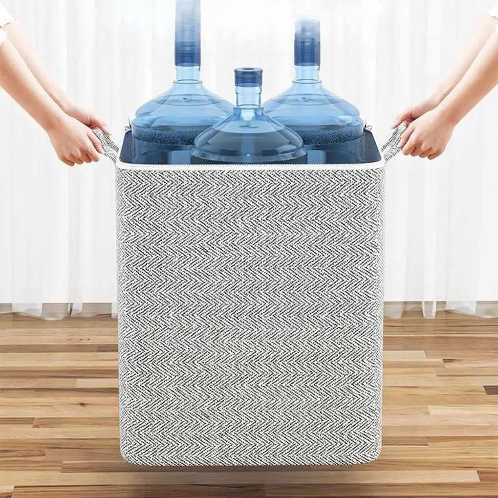 Bolsa de Almacenamiento para Edredones, No Tejida, con Cierre y Tapa, Plegable, Contenedor para Ropa y Edredones, Gran Capacidad, a Prueba de Polvo, Organizador 2026