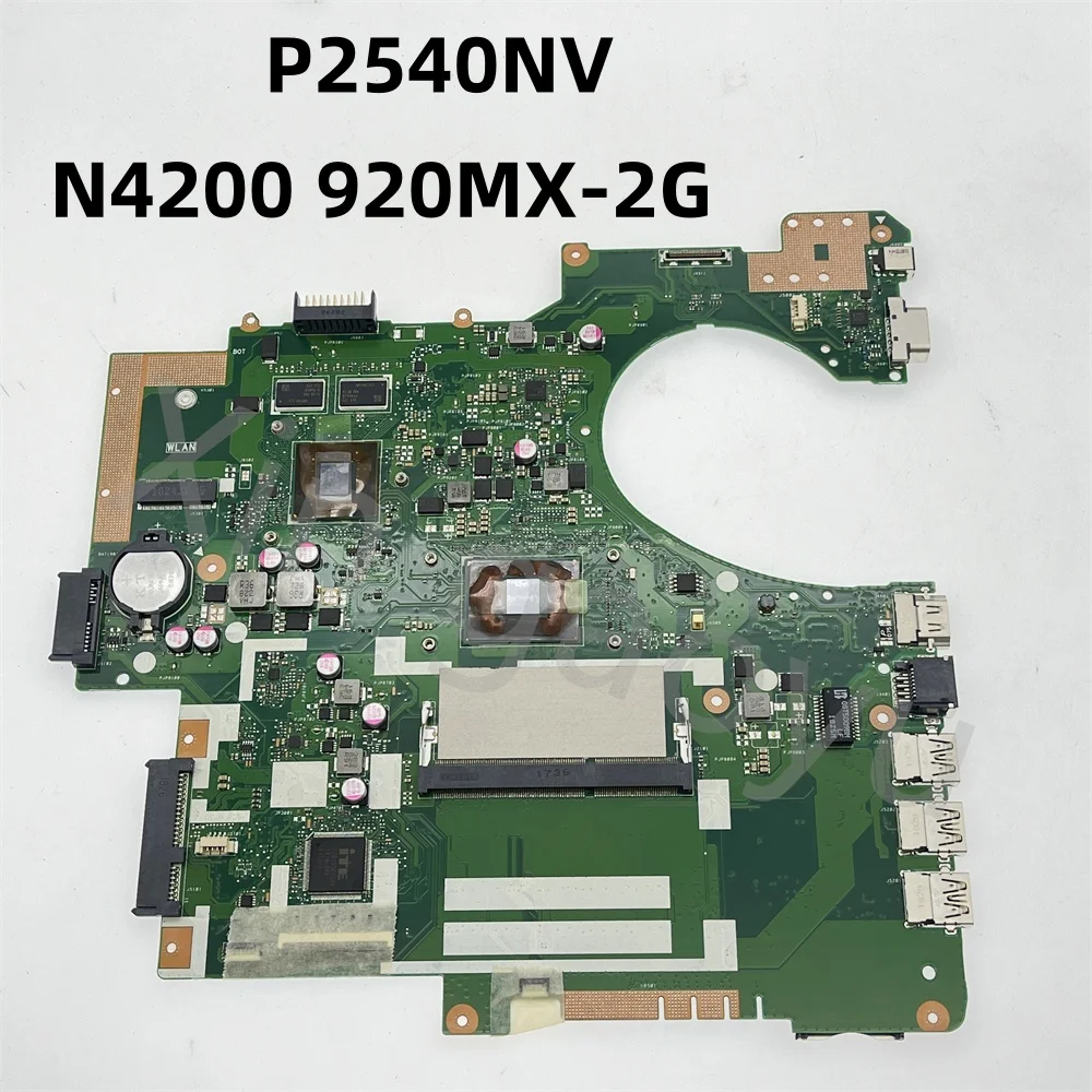 New Original Notebook Mainboard For ASUSPRO P2540 P2540N P2540NV PORO554N Laptop Motherboard N4200 920MX-2G 100% Test Perfect