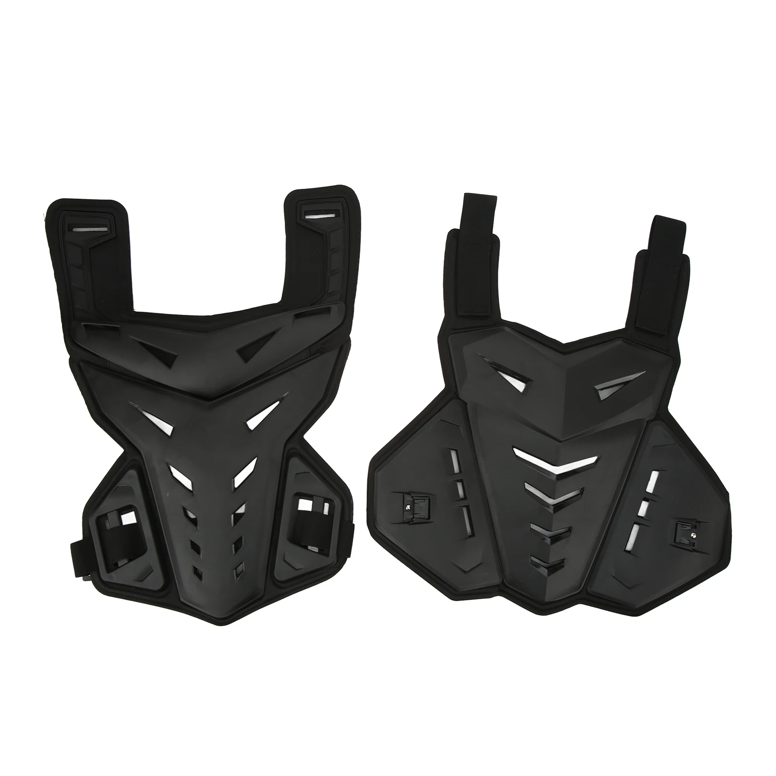 

Motocross Back Protector Motorcycle Armor Vest Protective Shock Absorption Breathable Black Unisex Chest Protector for Motocross