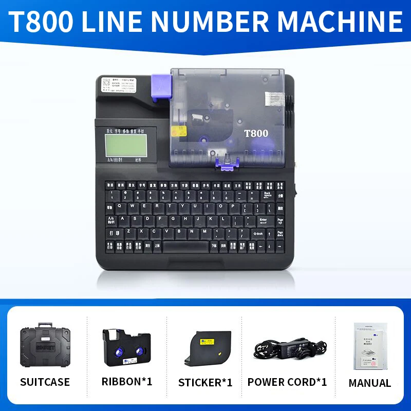 

Line number machine line number tube printer T800/T900 heat shrink tube pvc number tube printing machine