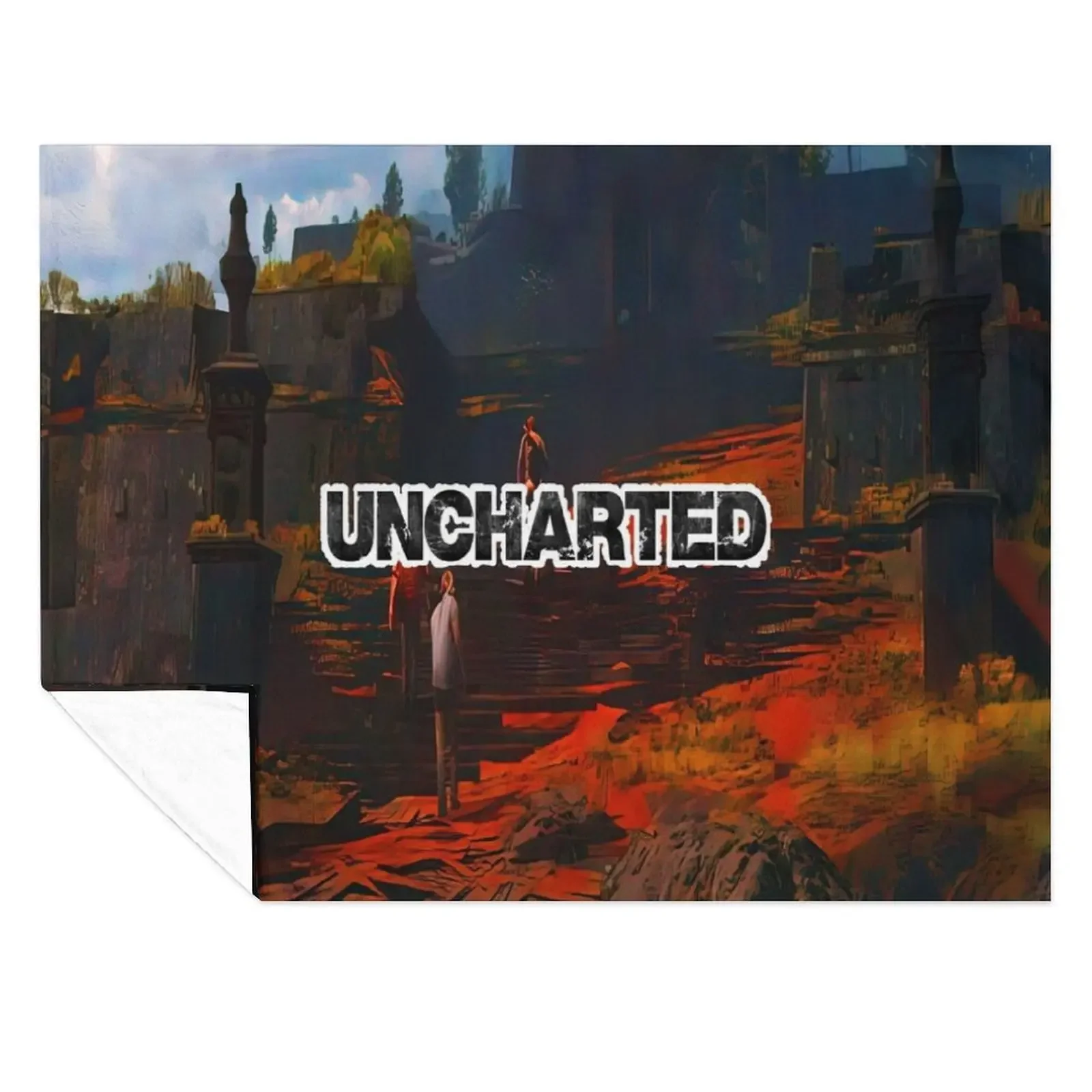 

Artwork of Uncharted Y-40 Throw Blanket Soft Plush Plaid Moving Plaid Quilt Blankets