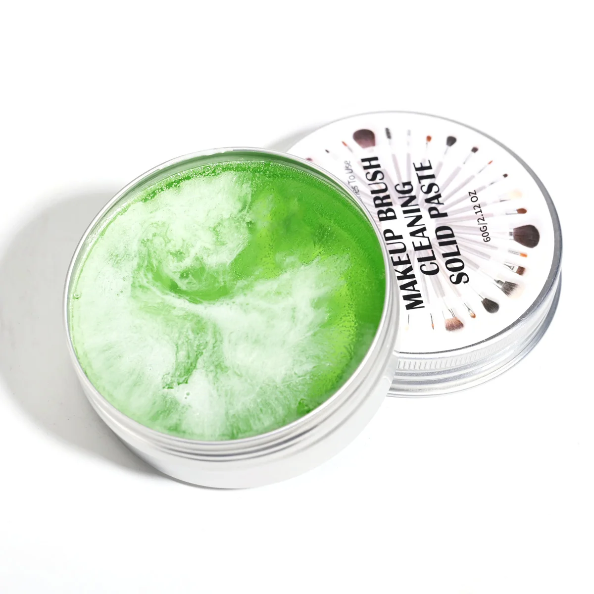 Brocha de maquillaje, jabón de limpieza sólido, crema de limpieza sólida de aloe vera, esponja de maquillaje, jabón de limpieza mixto