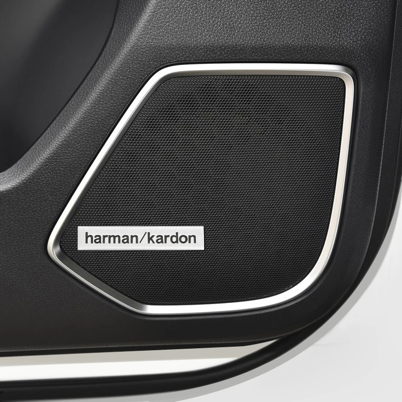 For BMW Mercedes Benz AMG Alfa Romeo Renault Mazda Toyota Ford Lada 3D Aluminum Harman/Kardon Badge Emblem Car Audio Stickers view 6