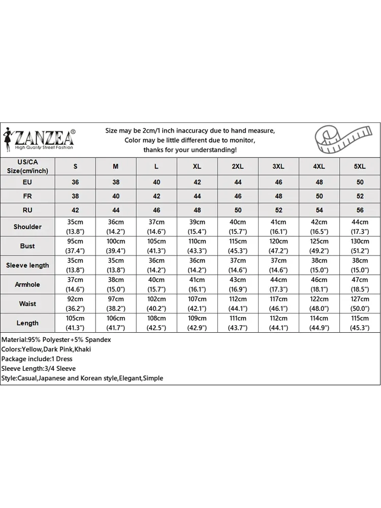 ZANZEA élégant genou longueur Robe femmes imprimé fleuri Robe d'été col en V Vintage demi manches été robes 2025 Robe décontractée