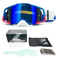 Casco para deportes al aire libre MX Moto Dirt Bike gafas de Motocross Scooter de cristal máscara de esquí news2025 gafas de motocicleta ATV esquí