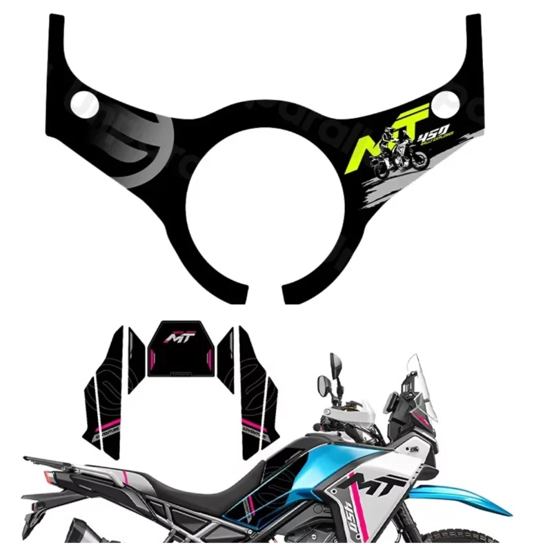 Non-Slip Protector For CFMOTO 450MT Motorcycle, Tank Pad, Side Traction Sticker