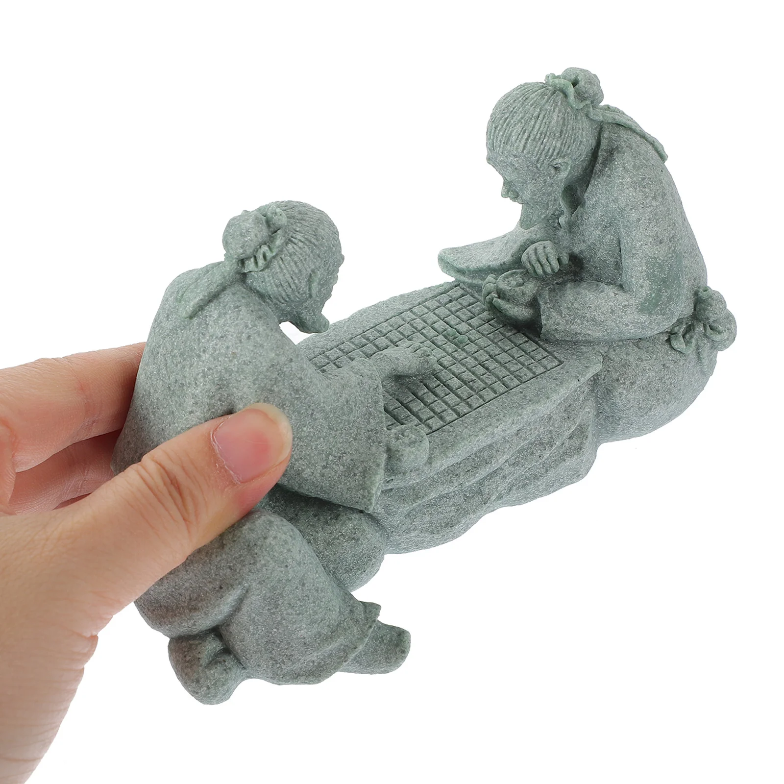 

Настольный орнамент для шахматного плеера, украшение для аквариума L, замысловатый деталь, безопасные материалы, универсальное использование, домашний декор, подарок, аквариум