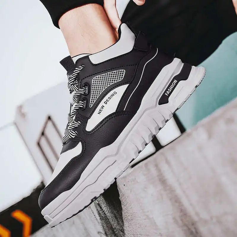 

Non-slip Thick Bottom Basket Kawaii Flats White Shoes Men Gym Sneakers Sports Super Comfortable Tnis Excercise Loafersy