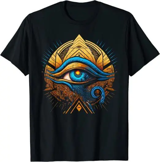 Eye Of Horus Symbol Ancient Egyptian God Egypt Mythology Tee T-Shirt  Unisex T-shirts for Men Women Summer  vintage