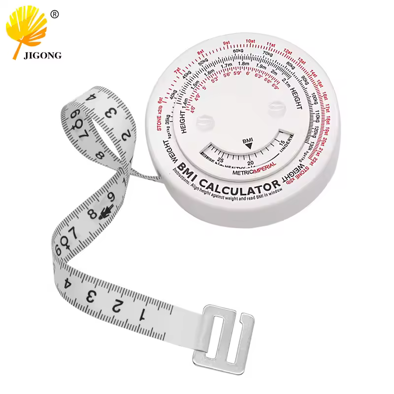מחשבון BMI סרט טלסקופי אוטומטי למדידת גוף סרט מדידה סנטימטר כלי תפירה