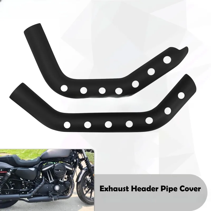 For XL883 1200 X48 72 modified exhaust pipe protective cover, anti-scalding heat shield front exhaust