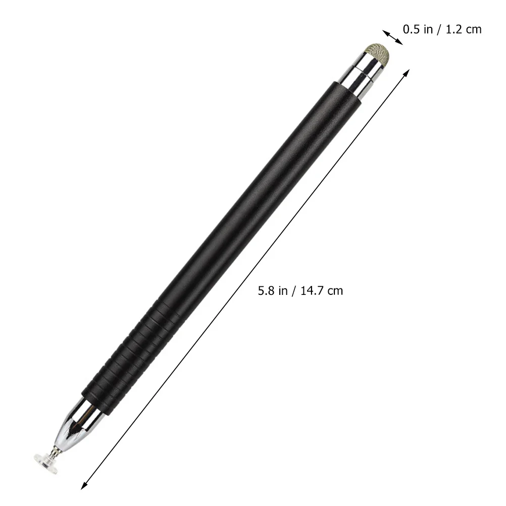 

1Pcs Magnetic Stylus Pen Black Durable Aluminum Alloy Universal Capacitive Touch Screen Stylus Pencil Replaceable Tip Smooth