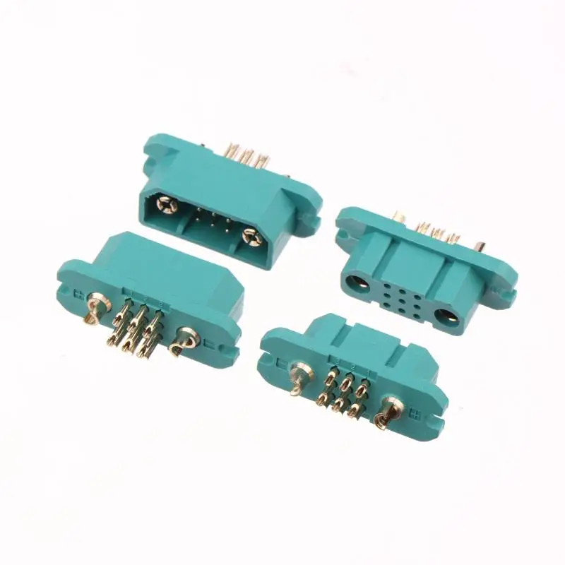 WT 1PC 3*1.1cm Plastic + Metal HY2+9 Connector Servo Extension Male Female Plug Signal For RC Fixed-wing Airplane Turbine Jet